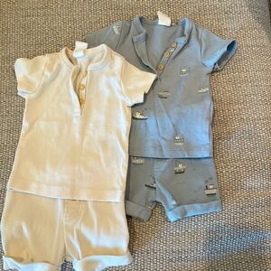 H&M baby short set. 3M